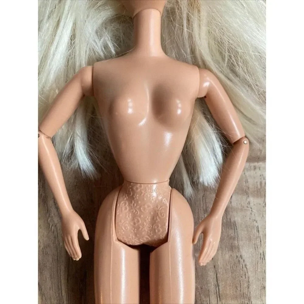 Mattel Barbie Doll 1998 Vintage Nude Lever on Back Moving Arms Articulated Arms